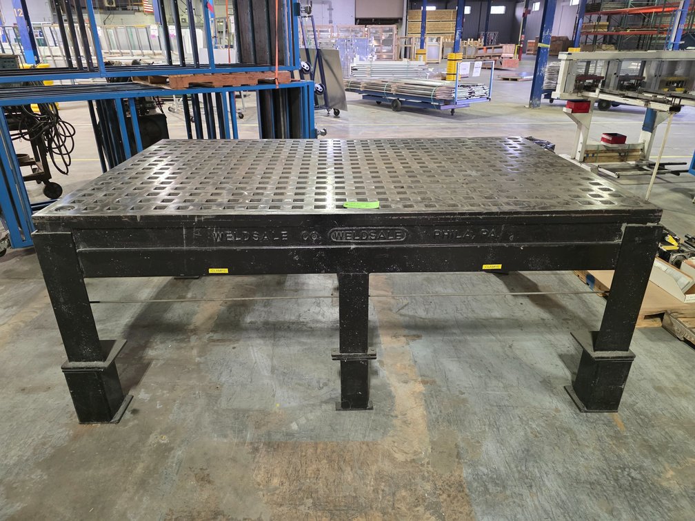 Weldsale 96" x 60" Welding Table.