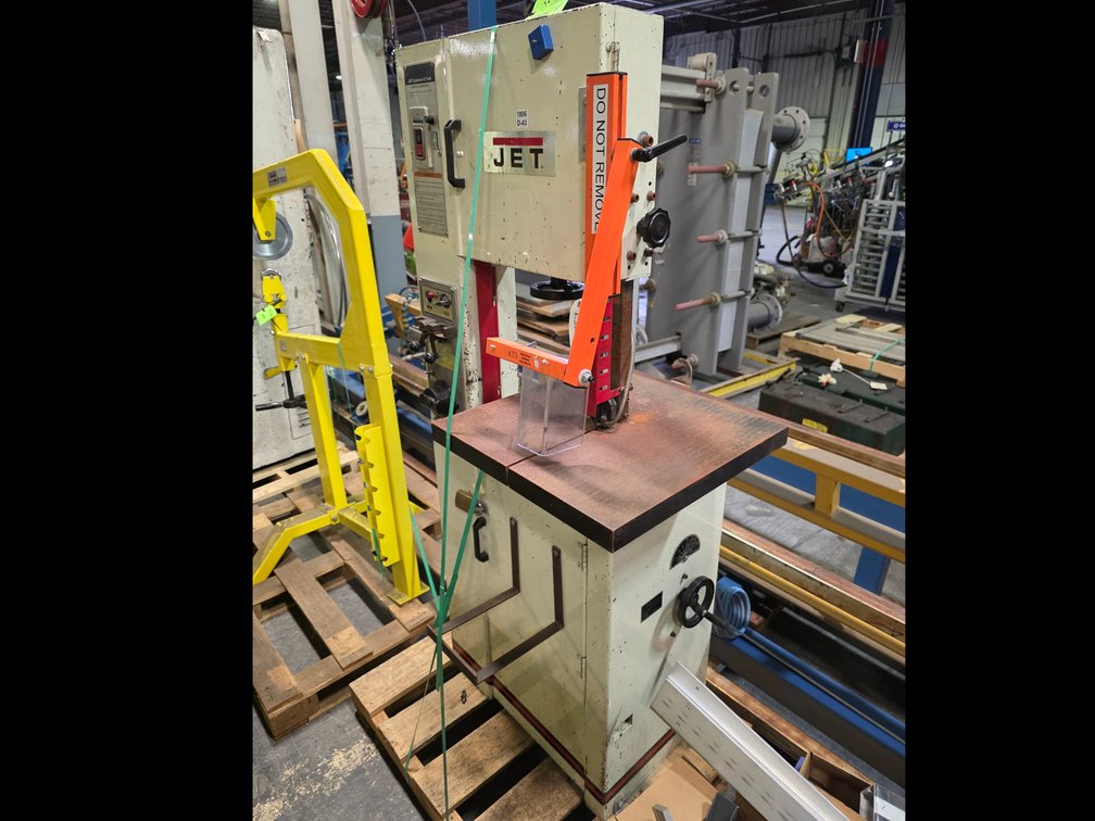 Jet VBS-1408, 14" Vertical Band Saw.