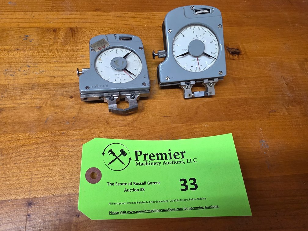(2) Indicator Type Bench Micrometers. 