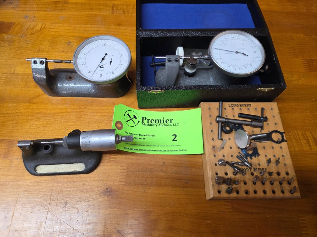 (3) Bench Micrometers 