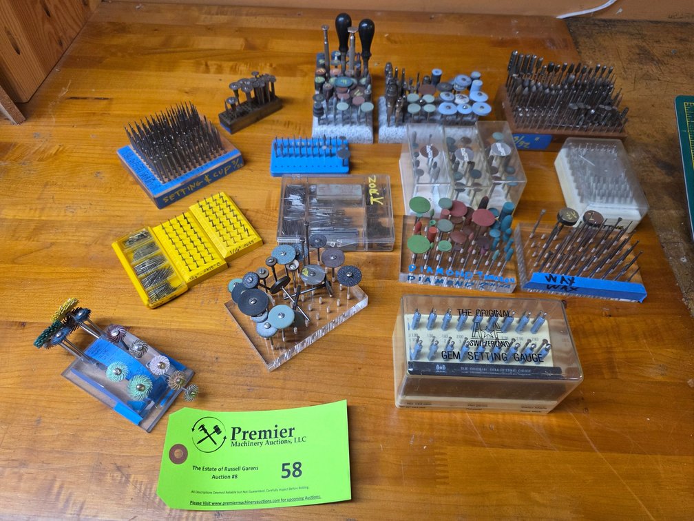 Large Assortment of Precision Grinding and Cutting Perishables. 