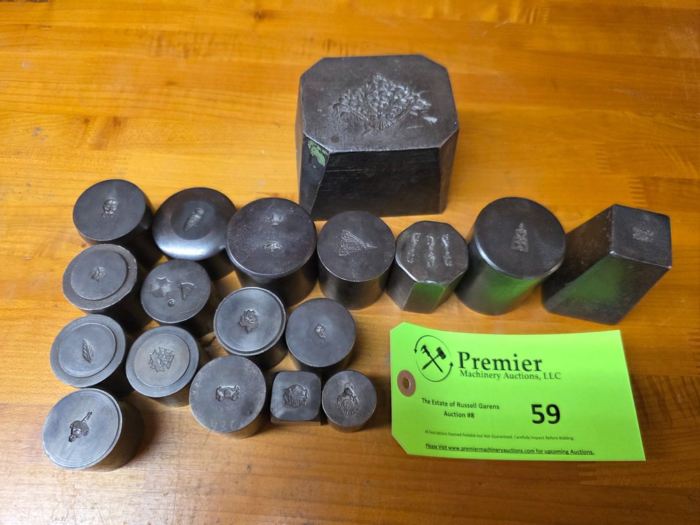 Assorted Vintage Jewelers Stamps. 