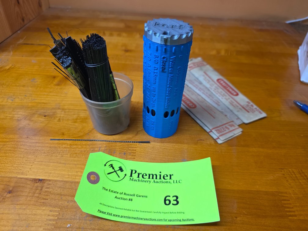 Large Quantity of Replacement Jewelers Saw Blades. 