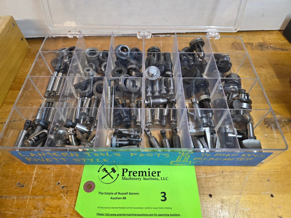 Large Group of Lantern Style Tool Posts. 