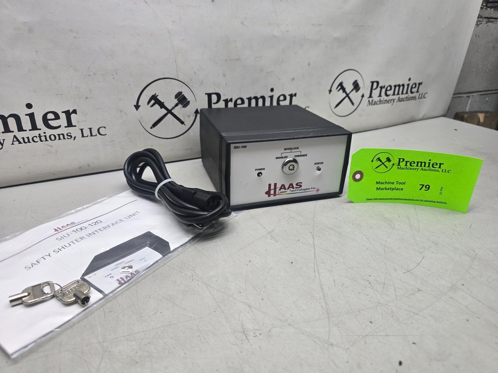 Haas Laser Technologies Inc. Model: SIU-100-120 Safty Shuter Interface. 