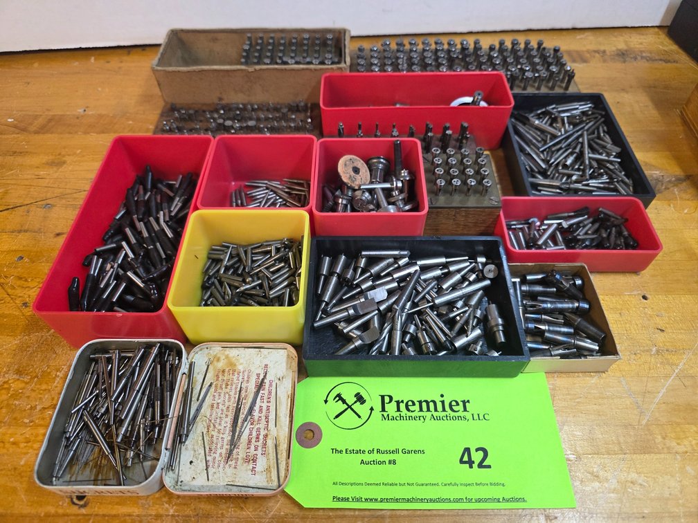 Group of Miniature Cutting Tools, Holders and More.