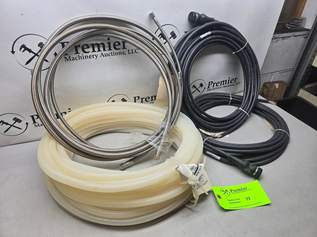 Assorted Tubing Hose and Electrical Cords. 