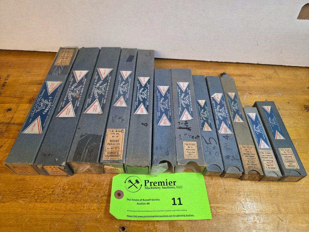 Group of F.L. Grobet Metal Files