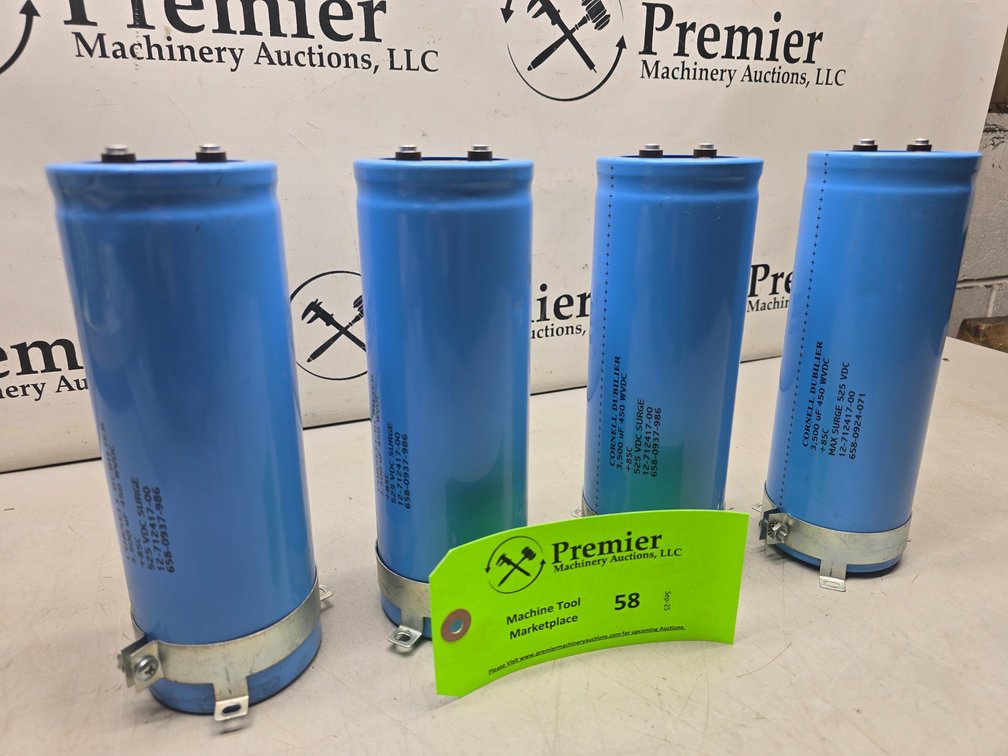 (4) Cornell Dubilier Model: 12-712417-00 Capacitors