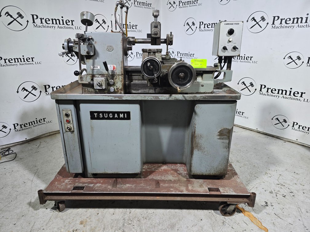 Tsugami Model T-SPL Chucker with Manual Threading Attachment 