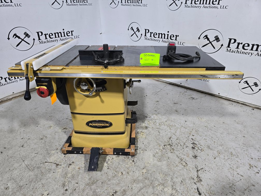 Powermatic Model PM1000 10" Cabinet Saw.