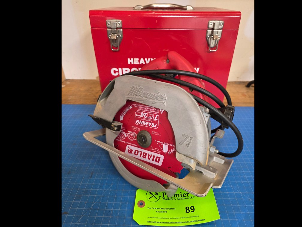 Milwaukee Cat. No. 6365, 7-1/4" Heavy Duty Circular Saw