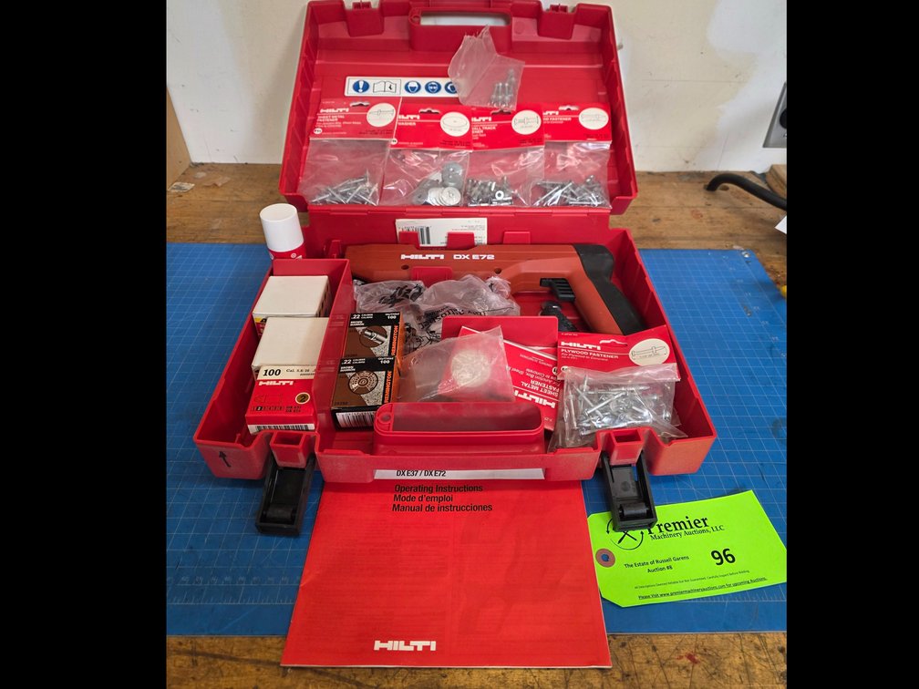 Hilti DX E72, Powder Actuated Nail Gun