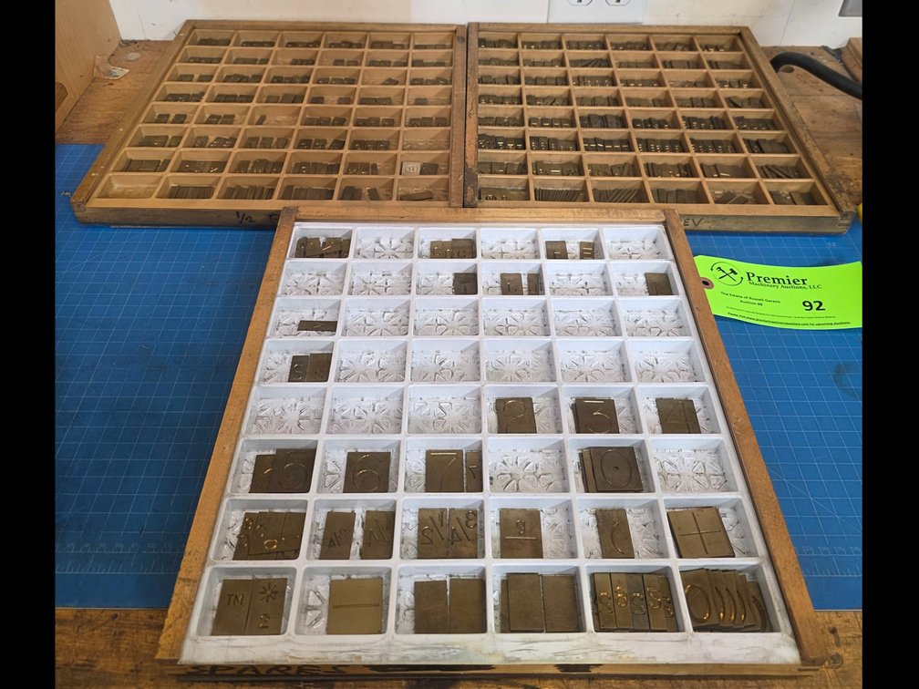 (3) Pantograph Letter Sets.
