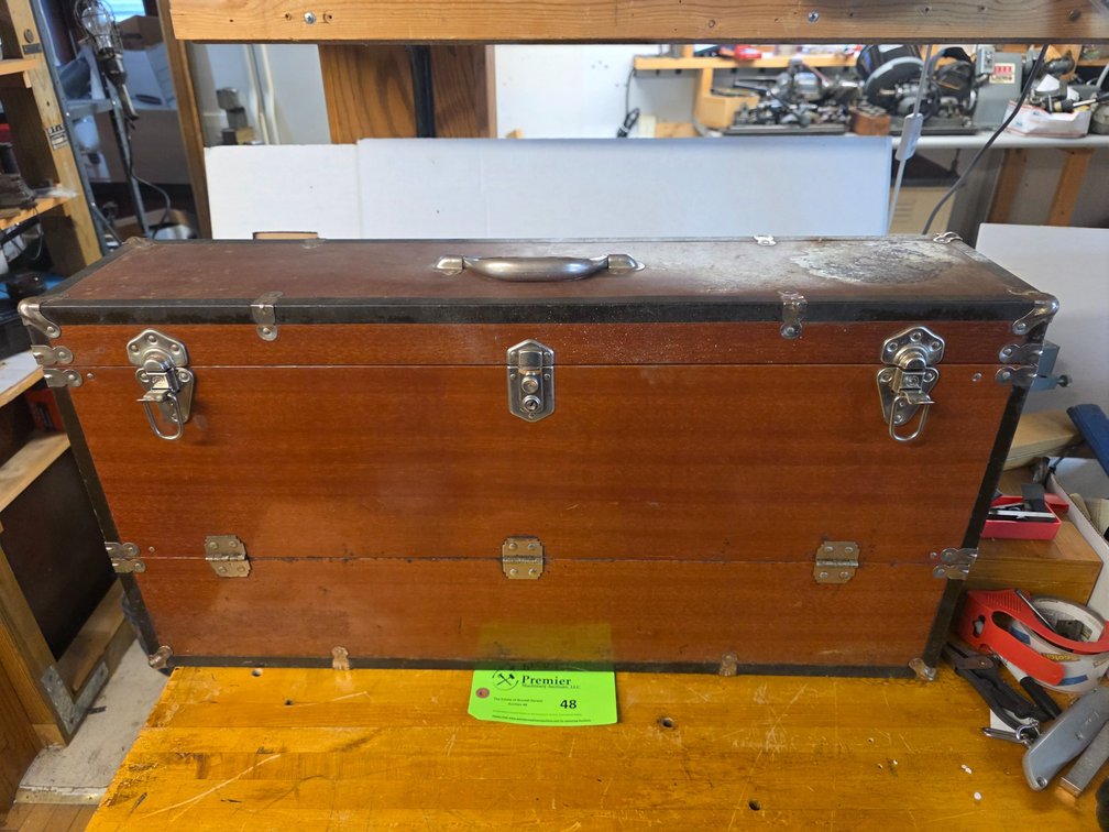 Vintage Wood Tool Chest