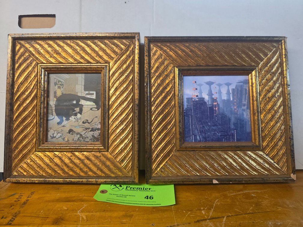 (2) Framed Art Pieces.