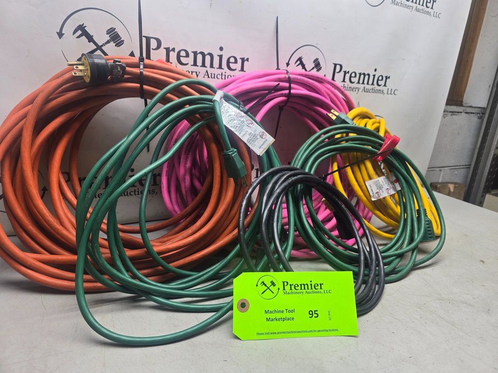 (6) Extension Cords, Various Lengths and Styles