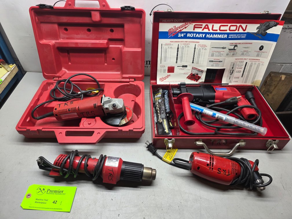 (4) Milwaukee 120V. Power Tools. 