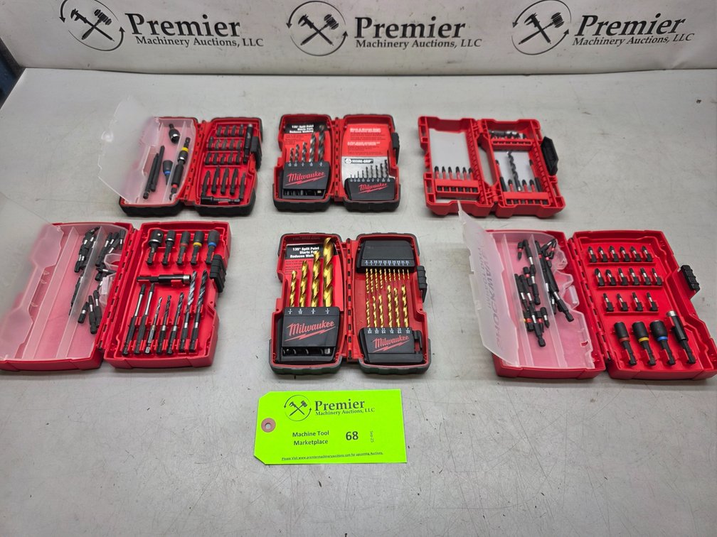 (6) Milwaukee Drill and Bit Organizers. 