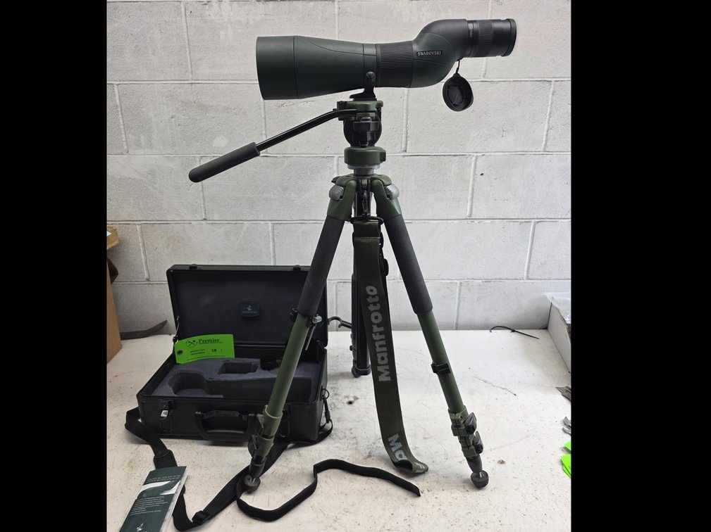 Swarovski Spotting Scope with Tripod and Case. 