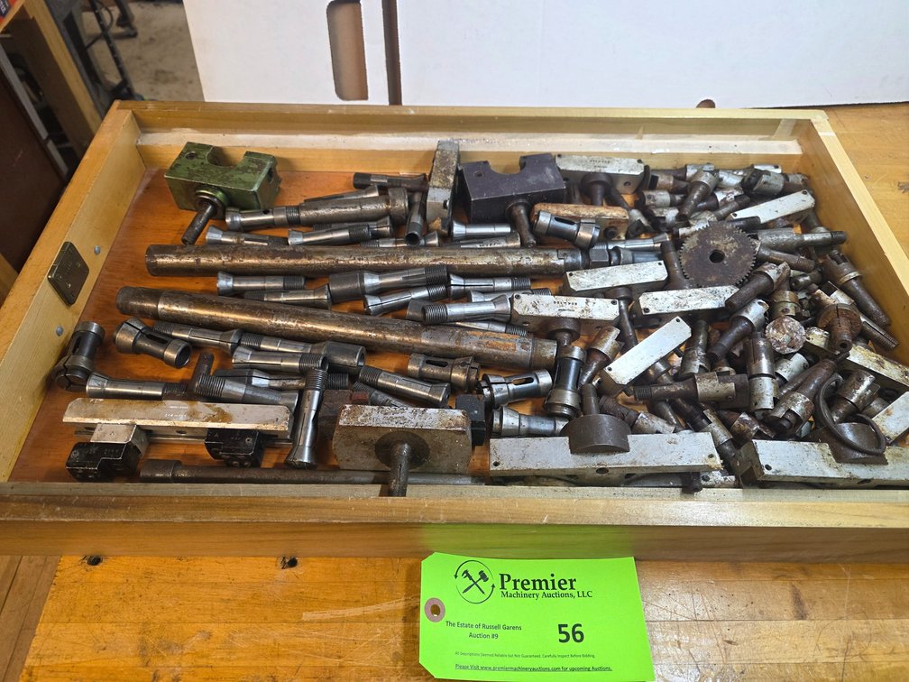 Large Assortment of Miscellaneous Collets and Tooling