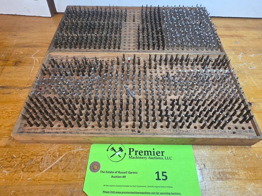 (2) Trays of Small Pin Gages.