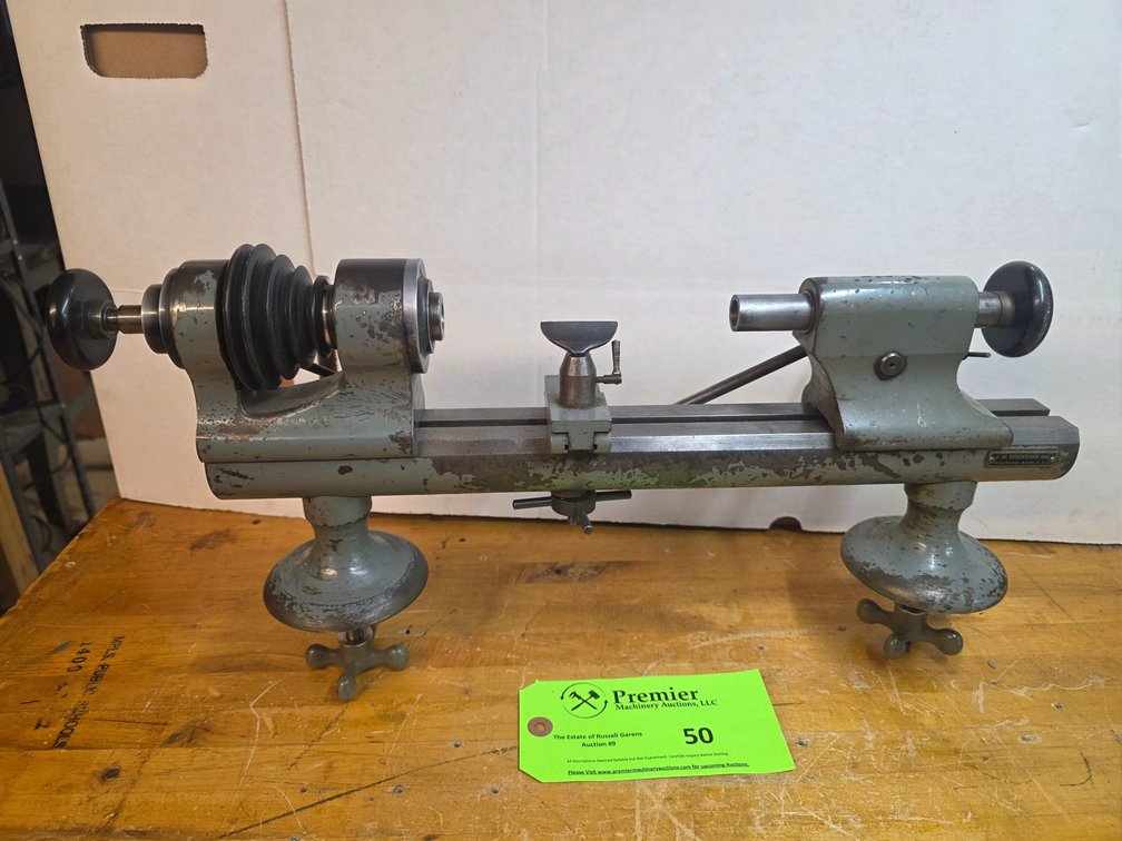 Derbyshire 18" L Watchmakers Lathe.