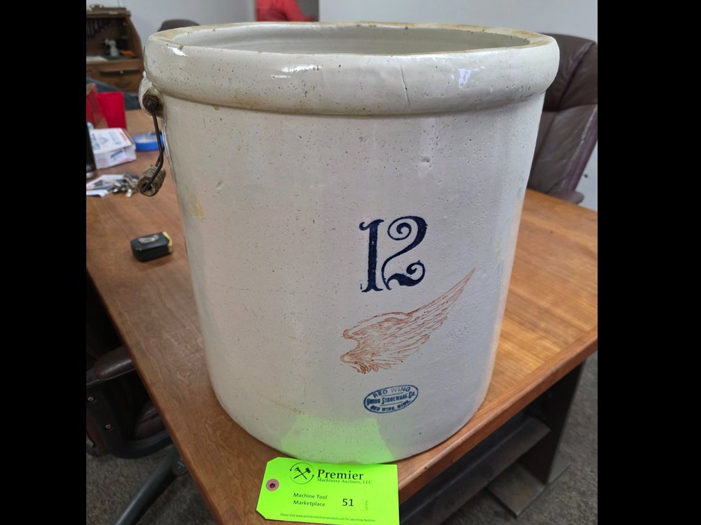 Redwing 12-Gallon Crock.