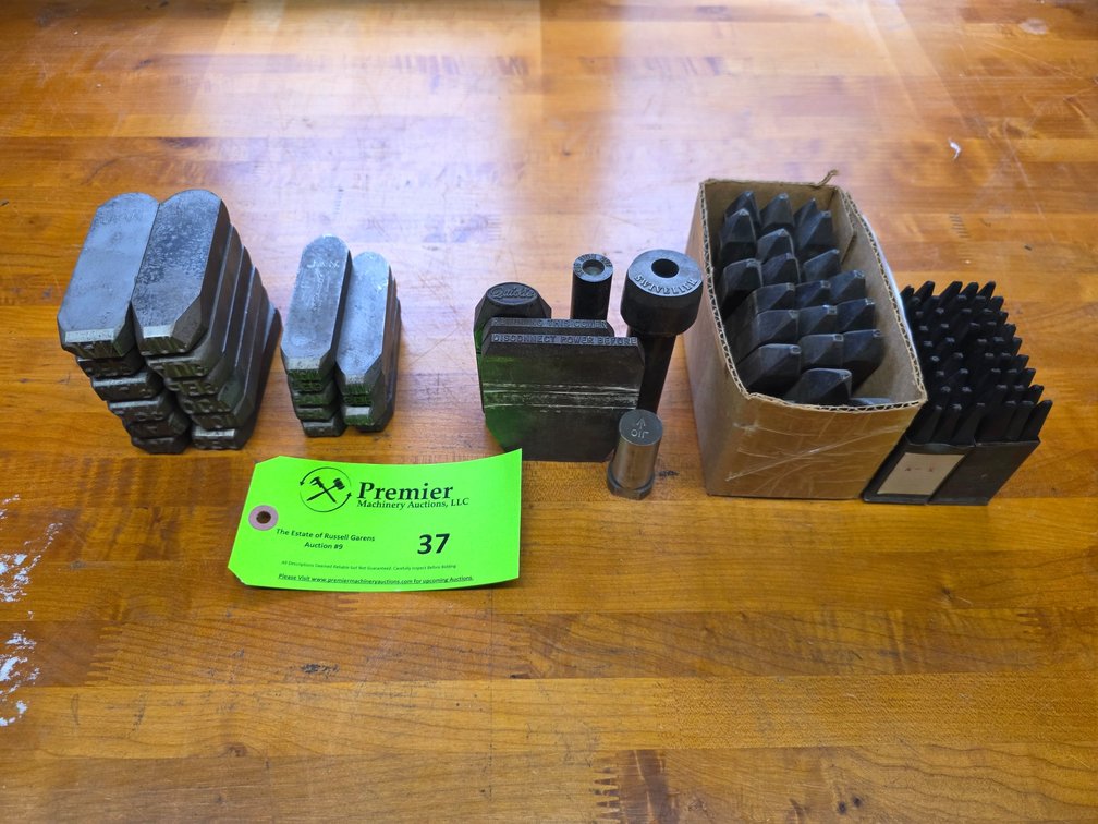 Assorted Metal Stamps