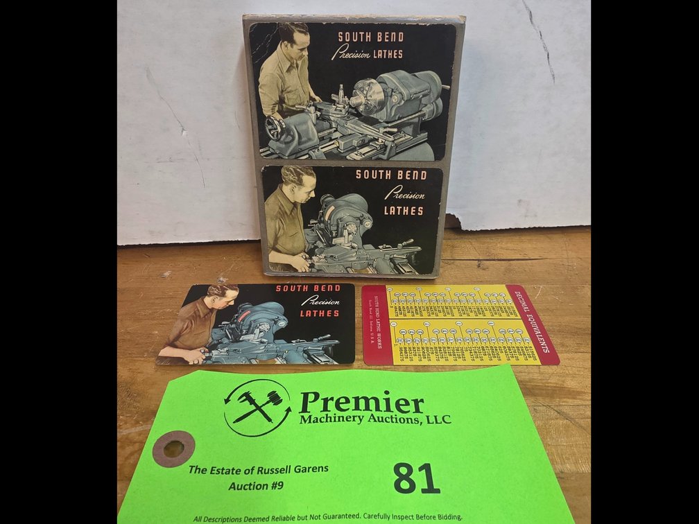Vintage Southbend Playing Cards.