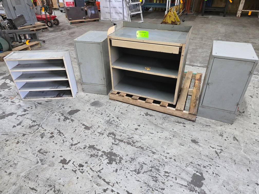 (4) Metal Storage Units. 