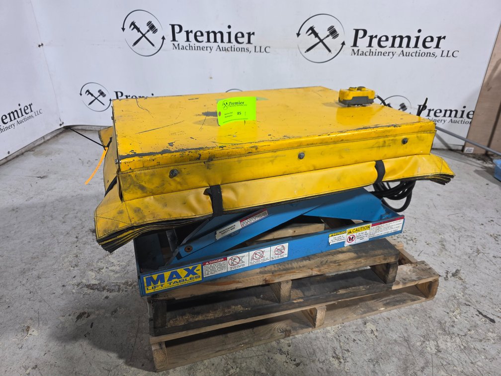 Max-Lift Tables, 2000 Lb. Cap. Scissor Lift Table. 