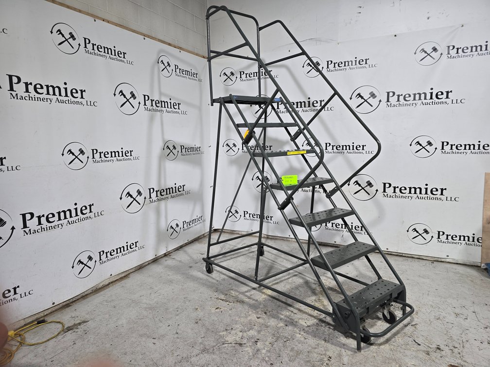 Gillis 7-Step Rolling Safety Ladder.
