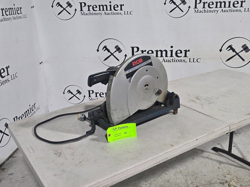 Ryobi 14" Metal Cut-Off Machine. 