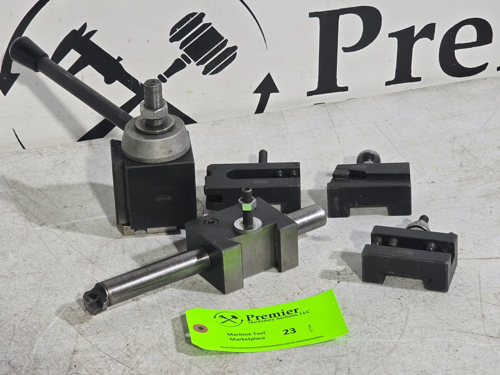 Shars Quick Change Tool Post with (4) Tool Holders. 