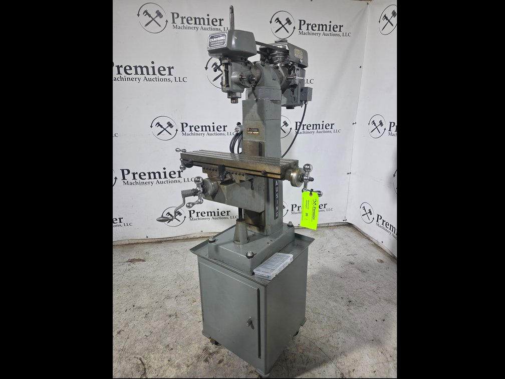 Clausing Model 8520, Vertical Milling Machine.