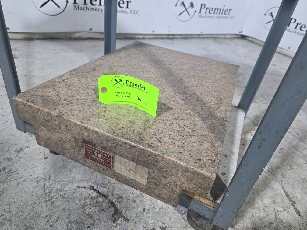 Herman Pink Granite Inspection Plate 