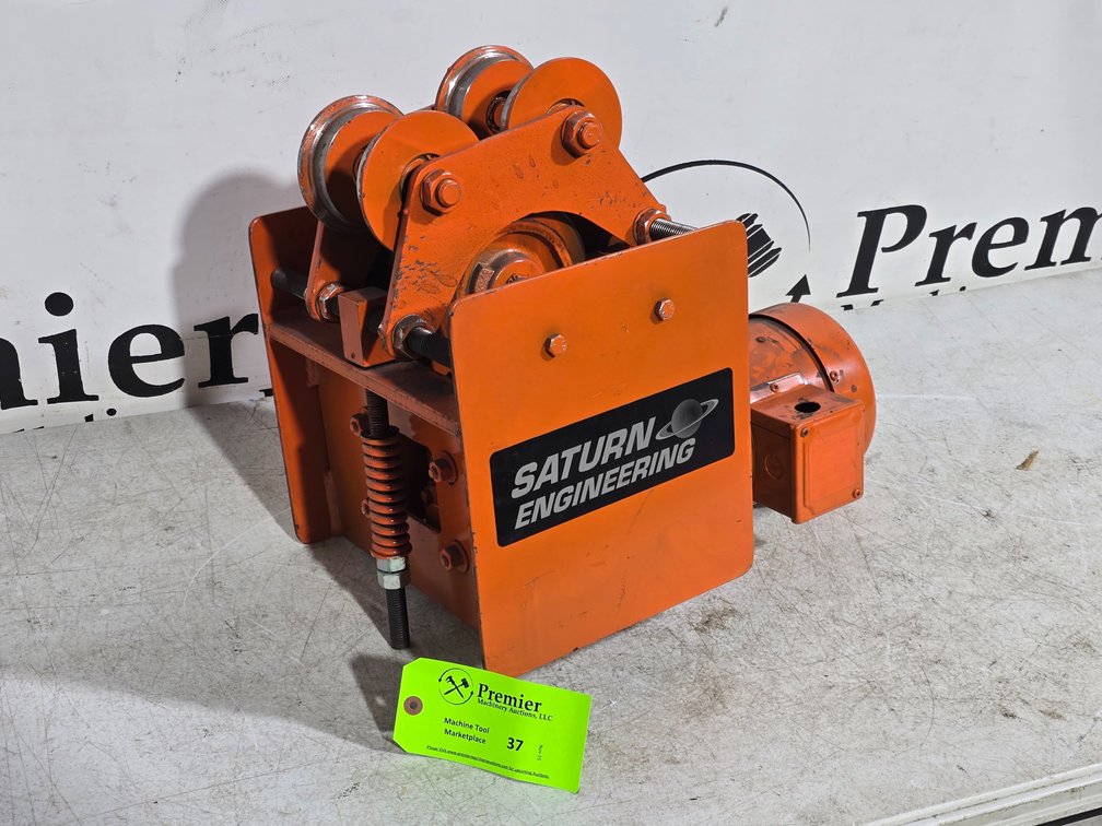 Saturn Engineering  2 Ton Power Beam Hoist Tractor Drive Trolley.
