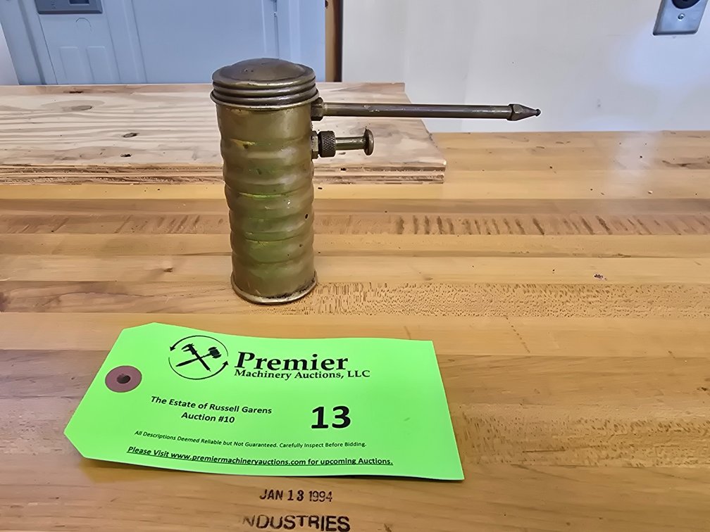 Eagle Brass Finger Pump Oiler.