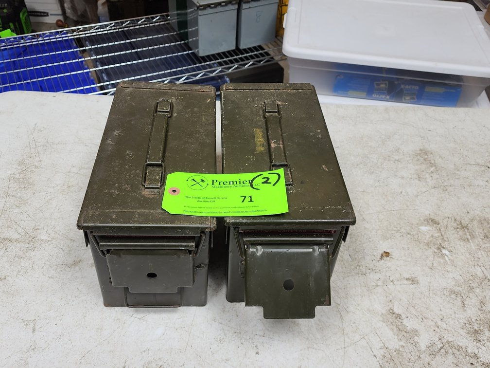 (2) Ammo Cans.  