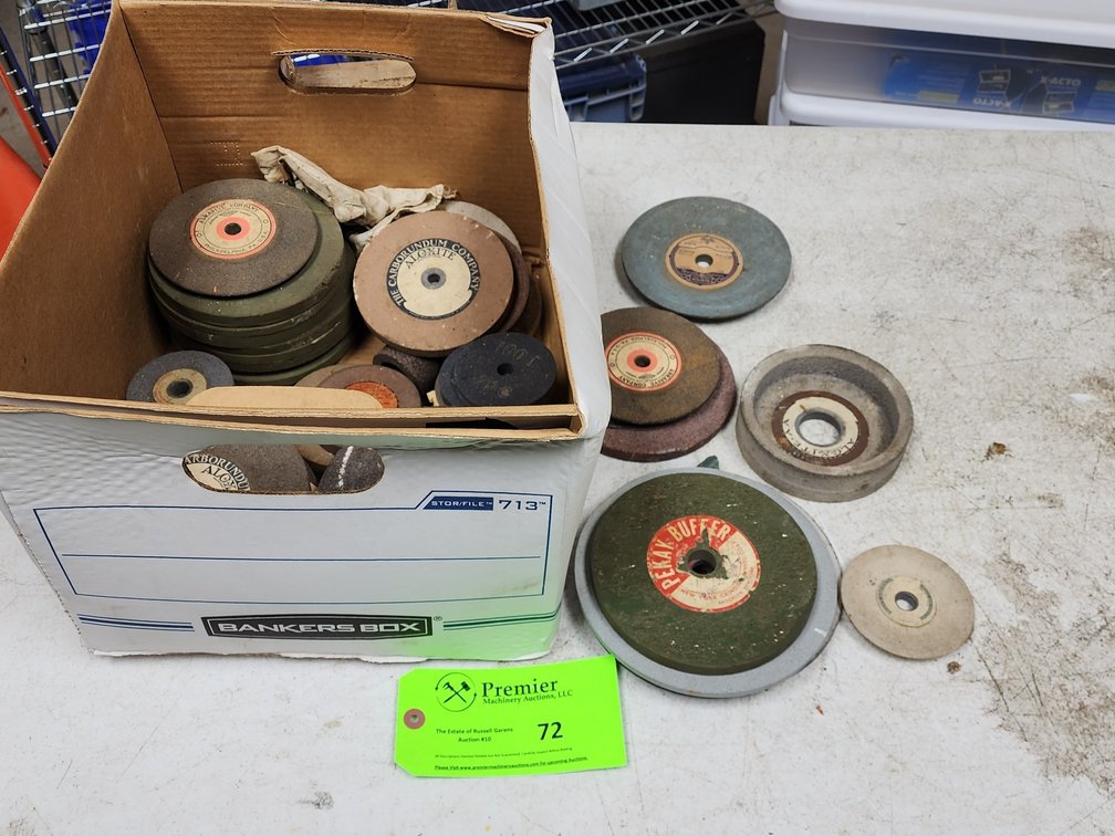 Box Assorted Grinding Wheels.