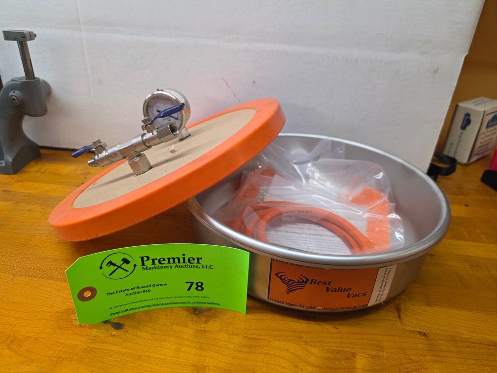 "Best Value Vacs" Vacuum Chamber. 