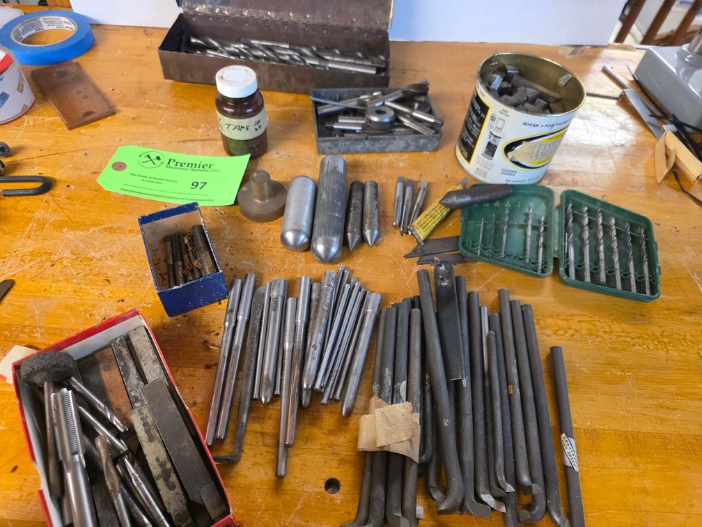 Assorted Cutting Tools and Perishable Tooling. 