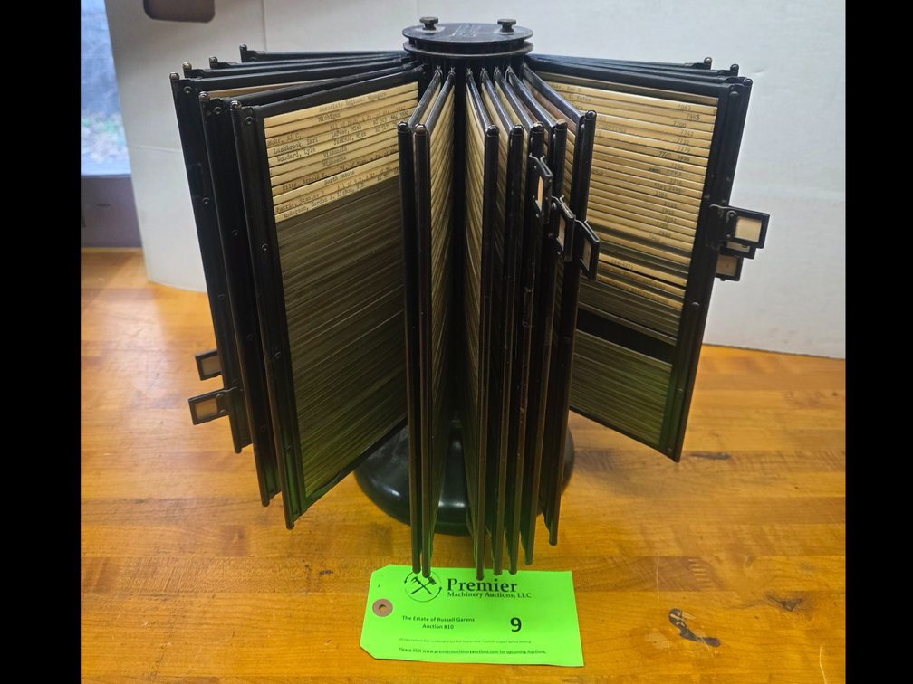 Vintage Rotary Display Stand.