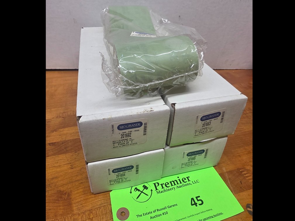 Assorted 3M Abrasive Belts.