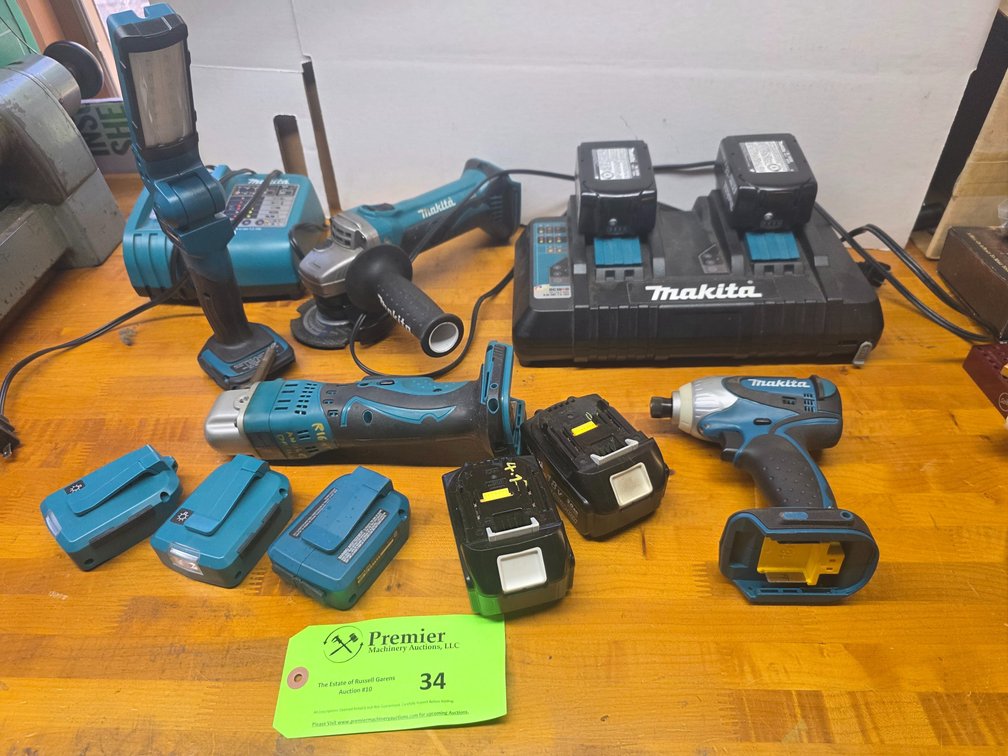 Makita 18V. Cordless Power Tools. 