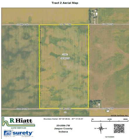 Image for Jasper Co. IN 160ac.
