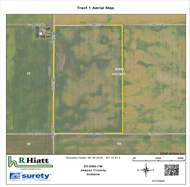 Image for Jasper Co. IN 160ac.