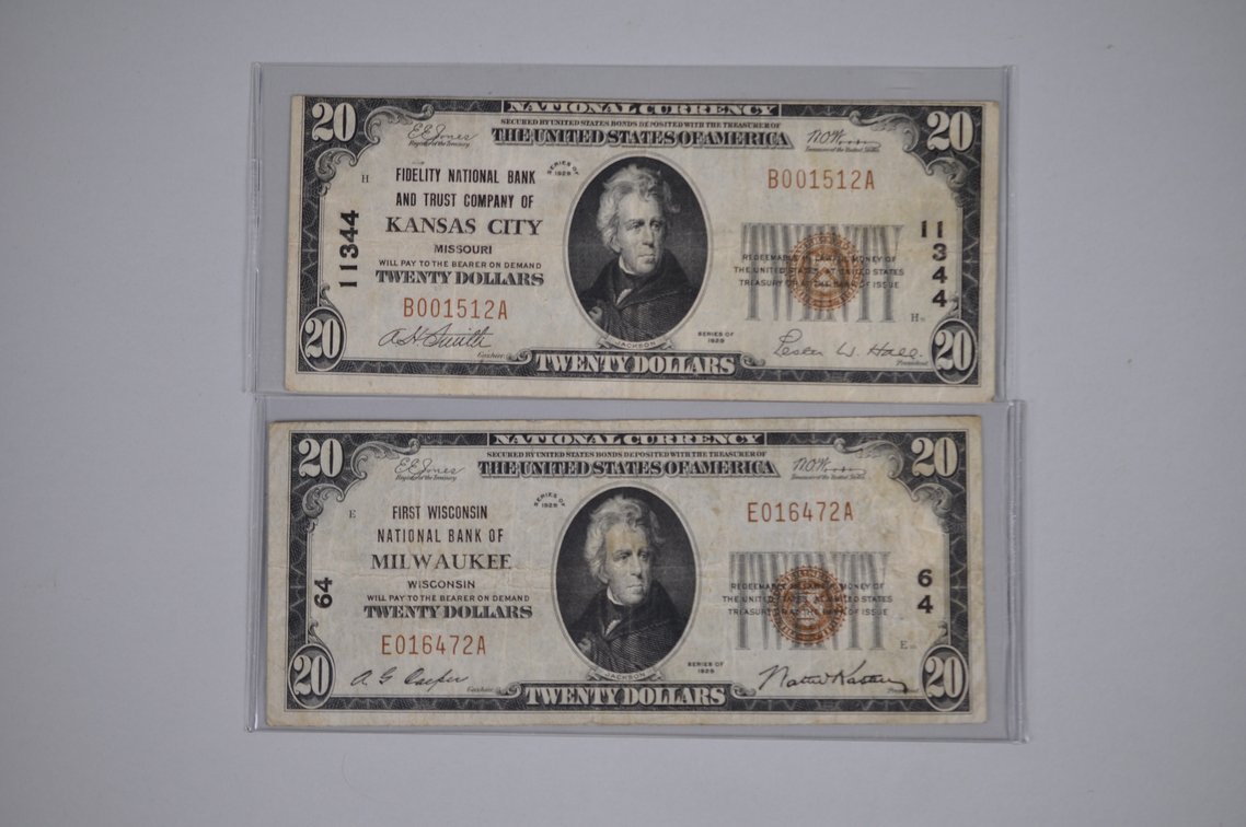1929 Small Type Brown Seal Nat’l Currency, photo 8 of 14