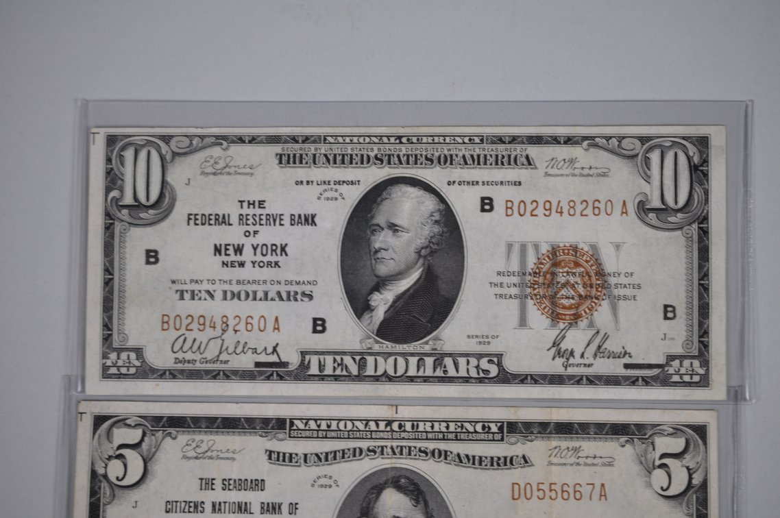 1929 Small Type Brown Seal Nat’l Currency, photo 3 of 14